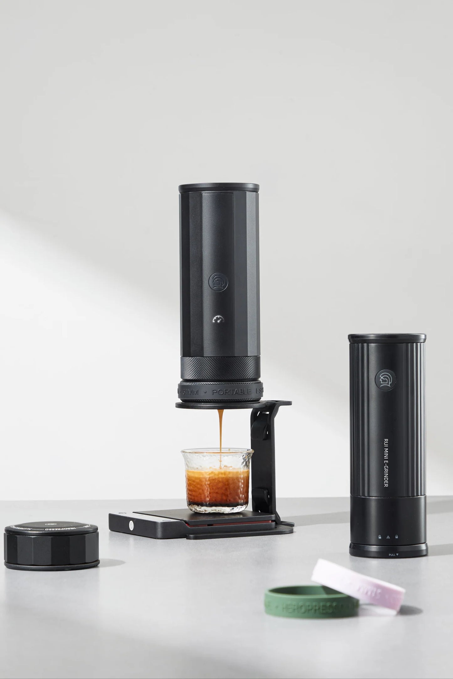 ZeroHero Heropresso Pro Portable Espresso Maker - Electric Heating for Camping & Travel